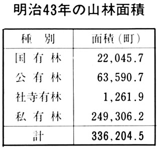 山林面積