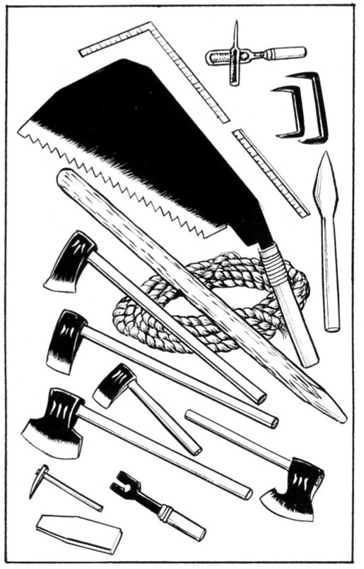 木挽の使用した道具